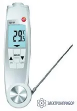 Testo 104-IR — комбинированный термометр для инфракрасных  и погружных измерений температуры фото 1