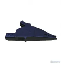 WAKROBL30K03 — зажим «крокодил» изолированный черный фото 1