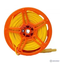 WAPRZ050YEBBSZ — провод измерительный 50м на катушке с разъёмами "банан" жёлтый фото 1