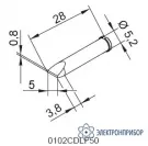 102CDLF50 — клин 5 мм (к i-Tool, i-Tool nano) фото