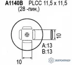 A1140B — сменная головка для HAKKO 850B, 852B, FR-801, FR-802, FR-803 фото