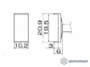T12-1008 — паяльная сменная композитная головка для станций FX-950/ FX-951/FX-952/FM-203 фото
